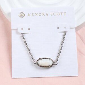Kendra Scott - Elaina Ivory Pearl Adjustable Chain Bracelet Silver